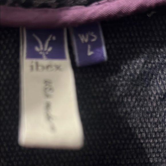 Ibex Black and Purple Fitted Long Sleeve Sweatshirt - Picture 2 of 7